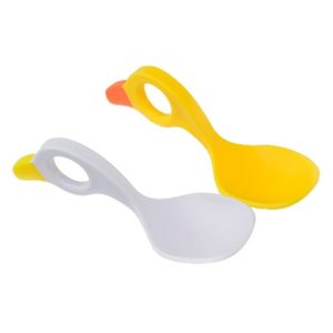 I CAN šaukšteliai Yellow/White spoon (Duck/Swan)