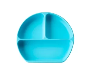 Little Eater silicone suction plate Light blue